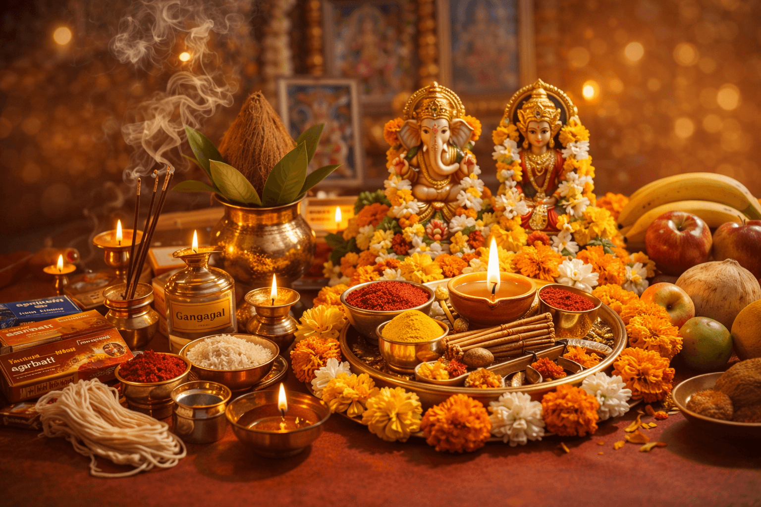 Complete pooja samagri and puja items at Shri Ram Puja Ghar Greater Noida