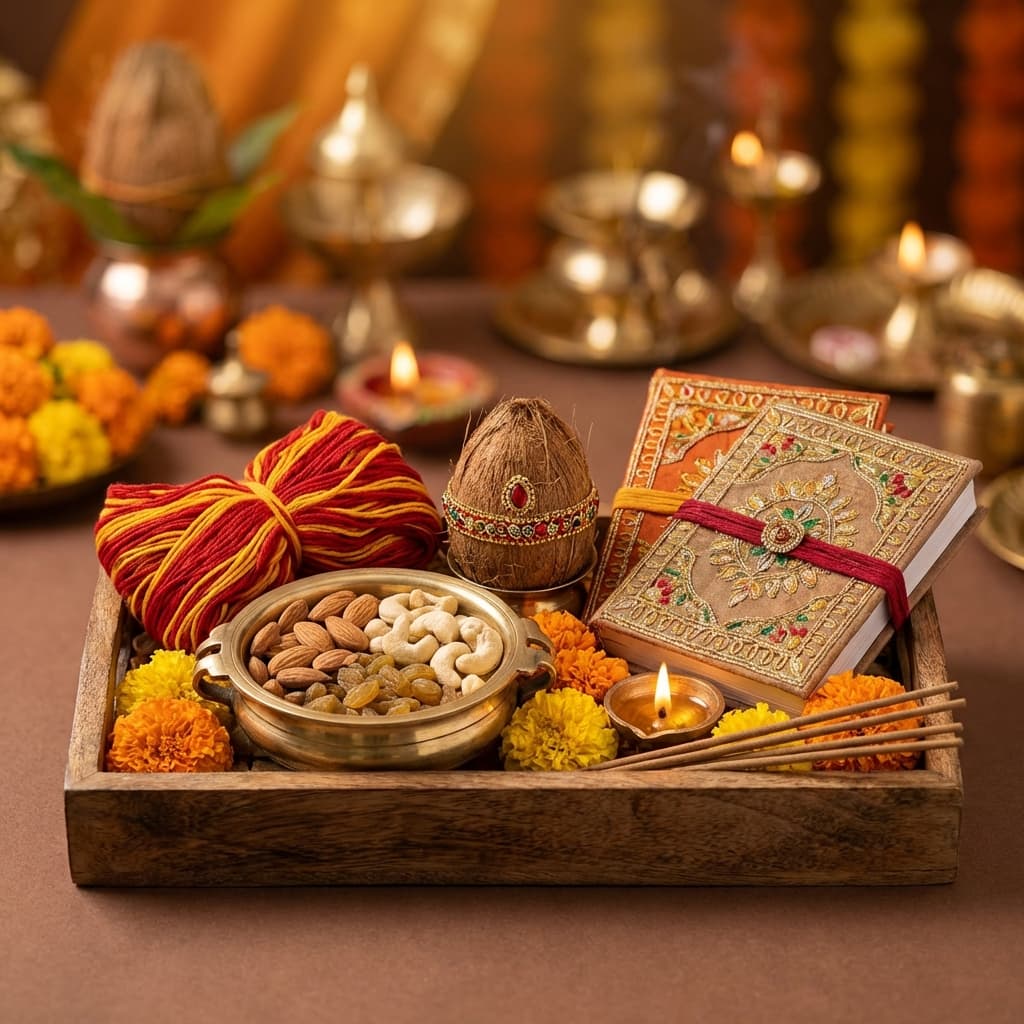 Vrat kit Karwa Chauth Navratri Satyanarayan Katha items Greater Noida